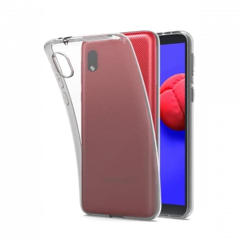 Samsung Galaxy A01 Core Kılıf Lüx Şeffaf Silikon