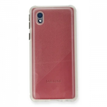 Samsung Galaxy A01 Core Kılıf Miami Şeffaf Silikon - Şeffaf