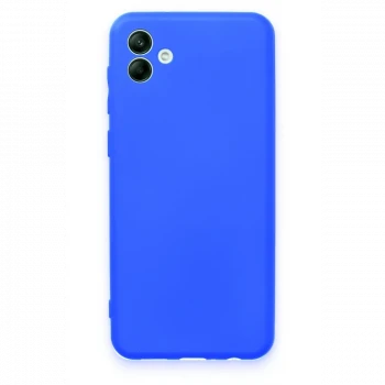 Samsung Galaxy A04 Kılıf First Silikon - Mavi