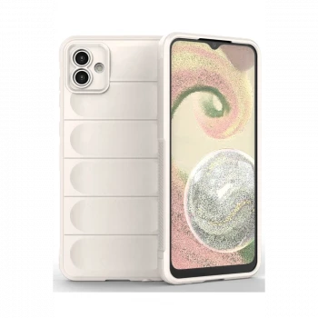 Samsung Galaxy A04 Kılıf Optimum Silikon - Krem