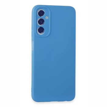 Samsung Galaxy A05S Kılıf First Silikon - Mavi