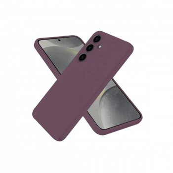 Samsung Galaxy A06 Kılıf First Silikon - Mürdüm