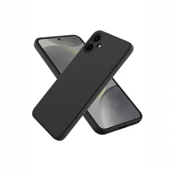 Samsung Galaxy A06 Kılıf First Silikon - Siyah