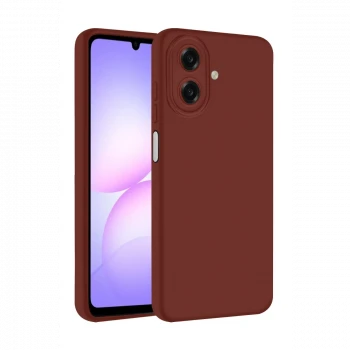 Samsung Galaxy A07 4G First Silikon - Bordo