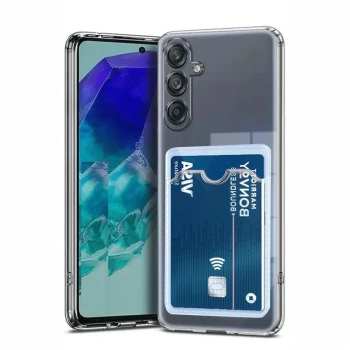 Samsung Galaxy A17 5G Kart Şeffaf Silikon - Şeffaf