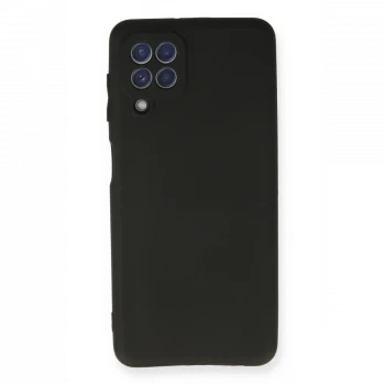 Samsung Galaxy A22 Kılıf First Silikon - Siyah