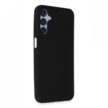Samsung Galaxy M15 Kılıf First Silikon - Siyah