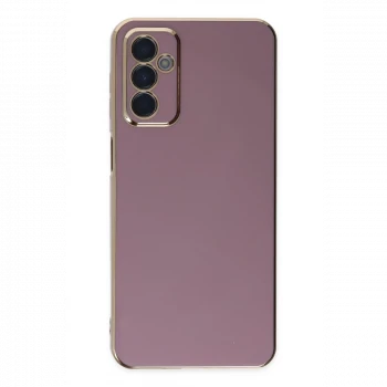 Samsung Galaxy M23 Kılıf Volet Silikon - Mor
