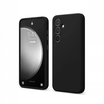 Samsung Galaxy S24 FE Kılıf First Silikon - Siyah