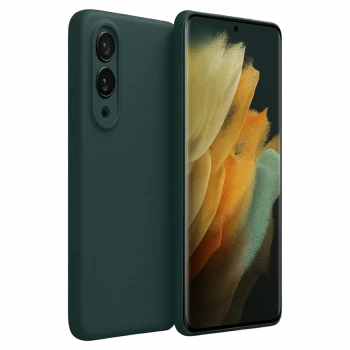 Samsung Galaxy S25 Edge First Silikon - Koyu Yeşil