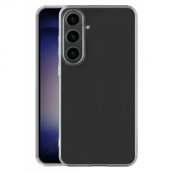 Samsung Galaxy S26 FE Lüx Şeffaf Silikon - Şeffaf