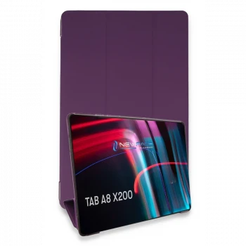 Samsung Galaxy X200 Tab A8 10.5 Kılıf Tablet Smart Kılıf - Mor