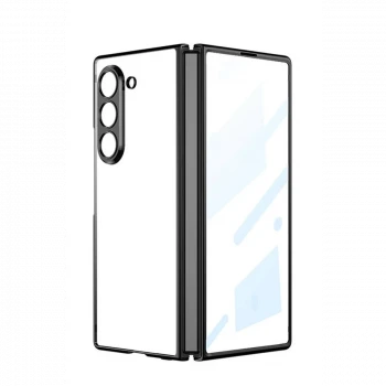 Samsung Galaxy Z Fold 5 Kılıf Fold Element Kapak - Siyah