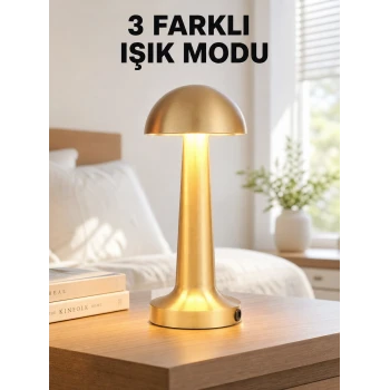 Şarjlı Dimmerli LED Masa Lambası – 4-8 Saat Aydınlatma Yeni Nesil