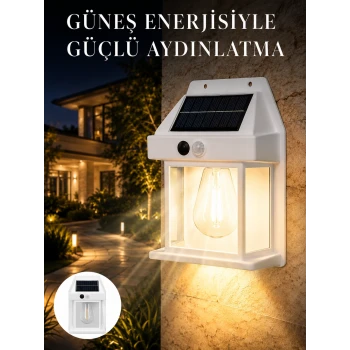 Sensörlü Solar Led Dış Duvar Aydınlatma Yeni Nesil