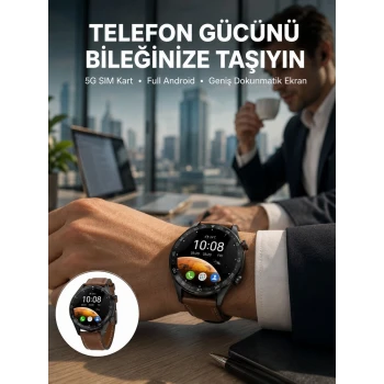 SIM Kartlı Akıllı Saat GPS WiFi Bluetooth Destekli Yeni Nesil