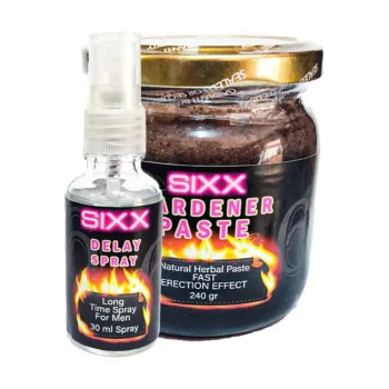 Sixx Anl Relaxer Gel 60 ml Herbal Paste Doğal Macun 240 gr