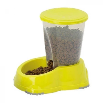 Smart Hazneli Kedi ve Köpek Mama Kabı Sarı 1,5 Lt