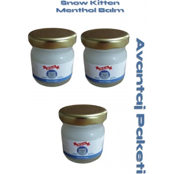 Snow Kitten Menthol Balm 50 gr 3 Adet