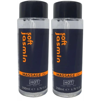 Soft Jasmin Massage Oil 400 ml Aromalı rotik Masaj Yağı X 2 ADET