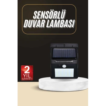 Solar Dekoratif Lambası Sensörlü Led Işık Bahçe Aydınlatma