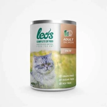 Somon Balıklı Pate Yetişkin Kedi Konservesi 6 Adet 400 Gr