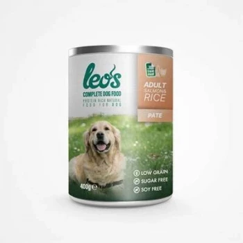 Somonlu ve Pirinçli Pate Yetişkin Köpek Konservesi 12 Adet 400 Gr