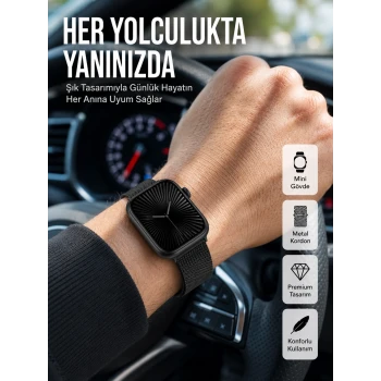SQ-16 Mini Series 10 Akıllı Saat – 3 Kordon + Hediye Bileklik