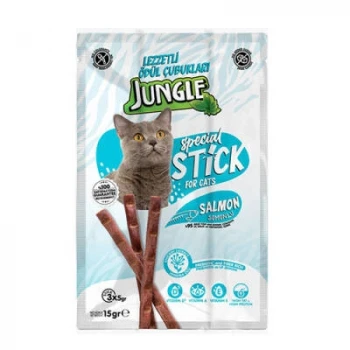 Sticks Somonlu Kedi Ödül Çubuğu 3x5 Gr