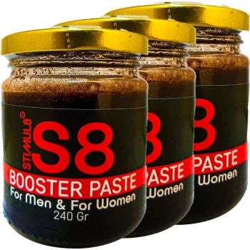 STIMUL8 (S8) 3 ADET PASTE ERKEKLERE EKSTRADESTEK ÖZEL MACUN 240 GR