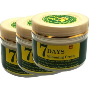 SÜPER 7DAYS 7 DAYS GİNGER 3 ADET MİRACLE SLİMMİNG CREAM KREMİ 100 ML