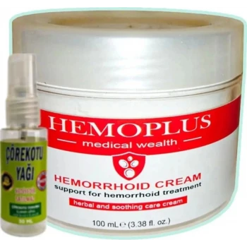 SÜPER HEMOPLUS KREM 100 ML + ÇÖREK OTU YAĞI 30 ML