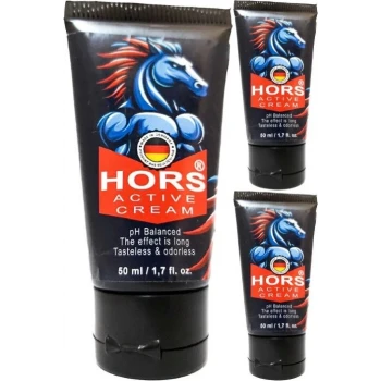 SÜPER HORS ACTİVE CREAM 50 ML ERKEK ÖZEL 3 ADET
