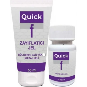 SÜPER QUİCKF BÖLGESEL JEL 50 ML + QUİCKF 15Lİ