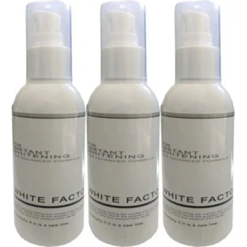SÜPER WHİTE FACTOR FOR INSTANT WHİTENİNG - KREM 120 ML X 3 ADET
