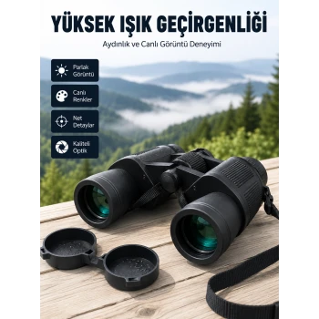 Suya Dayanıklı Profesyonel Dürbün Hassas Odaklamalı Ergonomik Gövdeli