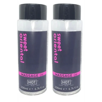 Sweet Oriental Aromalı rotik Aromaterapi Masaj Yağı 400ml X 2 ADET