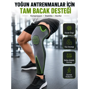 Tam Boy Diz Destekliği Gün Boyu Konfor ve Destek