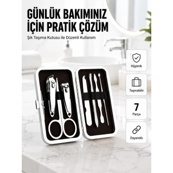 Taşınabilir Çantalı Çok Fonksiyonlu Bakım Seti
