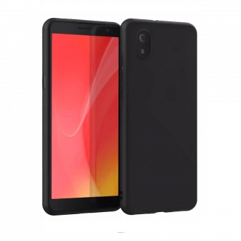 TCL L7 Kılıf First Silikon - Siyah