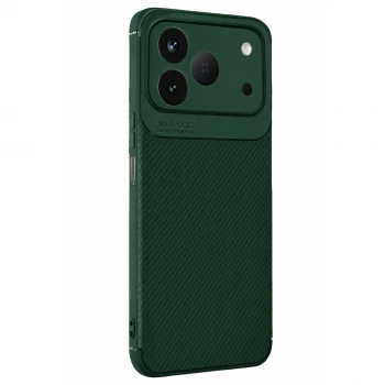 Tecno Spark 50 4G Auto Focus Karbon Kapak - Yeşil