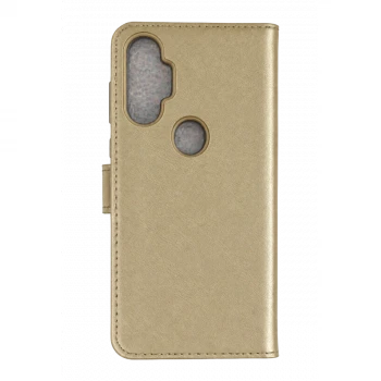 Tecno Spark 7 Pro Trend S Plus Kapaklı Kılıf - Gold