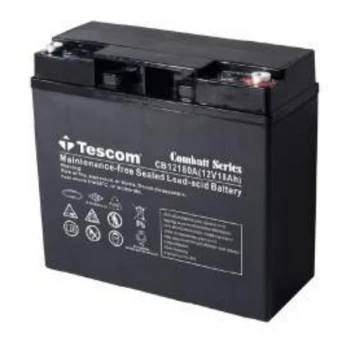 TESCOM COMBATT CBL12-18 12V 18AH TAM BAKIMSIZ KURU AKÜ