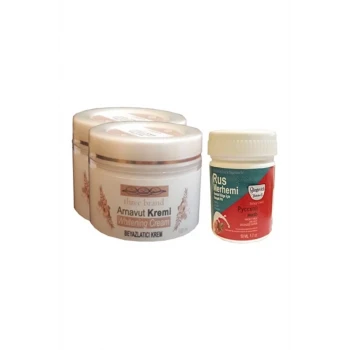 Three Brand Vücut Kremi 100 ml Arnavut Kremi 2 Ad + Rus Merhemi 50 ml 1 Ad