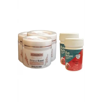 Three Brand Vücut Kremi 100 ml Arnavut Kremi3 Adet + Rus Merhemi 50 ml 2 Adet
