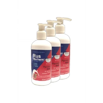 Tüylere Krem  3 Tane 250 ml Ceviz Sütlü & Cevizli Russ Merhemi