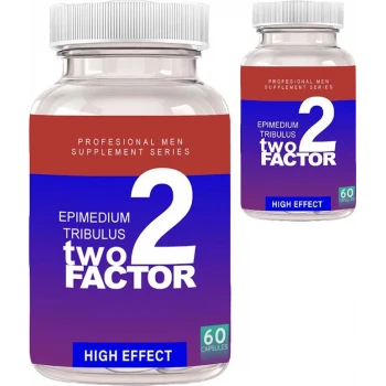 TWO FACTOR 2 ADET ERKEKLER IÇİN TRİBULUS&EPİMEDİYUM COMPLEX 60 ADET KAPSÜL