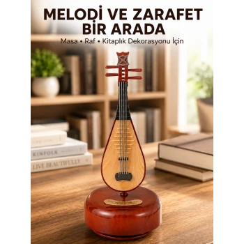 Ud Sembolü Müzik Kutusu Estetik Tasarım Melodi Destekli