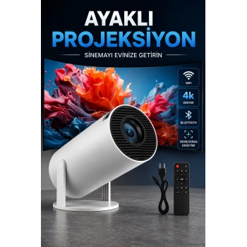 USB ve Kablosuz Bağlantı Özellikli 5000 Saat Ampul Ömürlü Projeksiyon