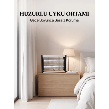 UV Işıklı Elektrikli Sinek Öldürücü Sessiz ve Etkili Kullanım